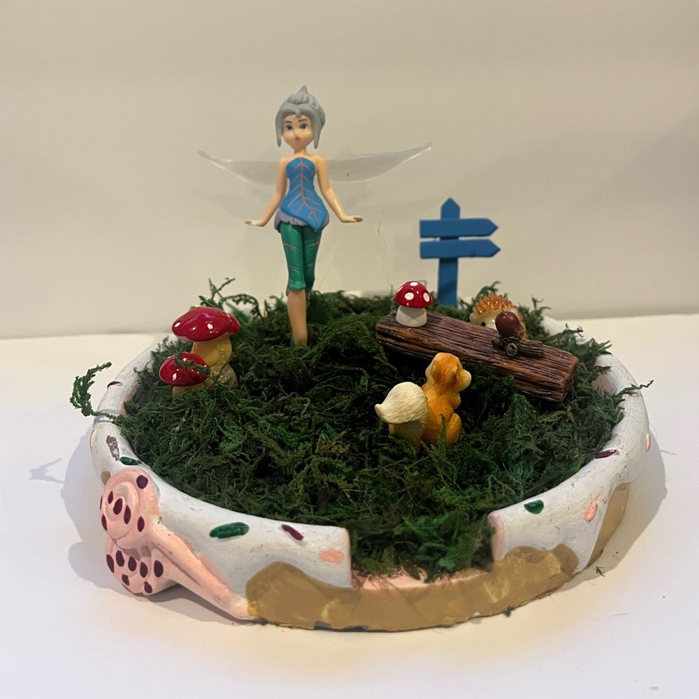 Fairy Garden in Ice Cream Tray